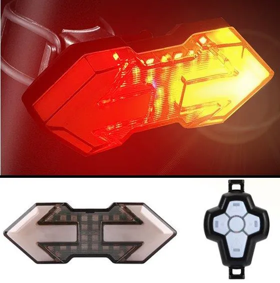 Zadní LED světlo s blinkry BL02 (vč.bat.) - 3