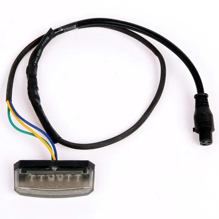 Zadní LED světlo 48V - řada XE/Cru (malé, barva šedá)