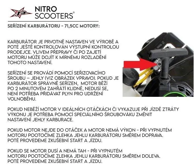 Karburátor pro 2-taktní motory MAXI - 4