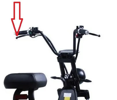 Páčka brzdy Classic - LEVÁ (TYP B - novější)