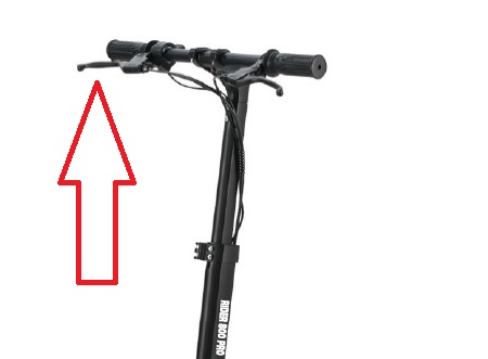 Brzdová páčka Rider 800 Pro - pravá