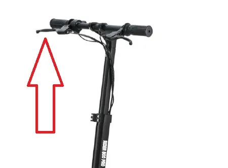 Brzdová páčka Rider 800 Pro - pravá