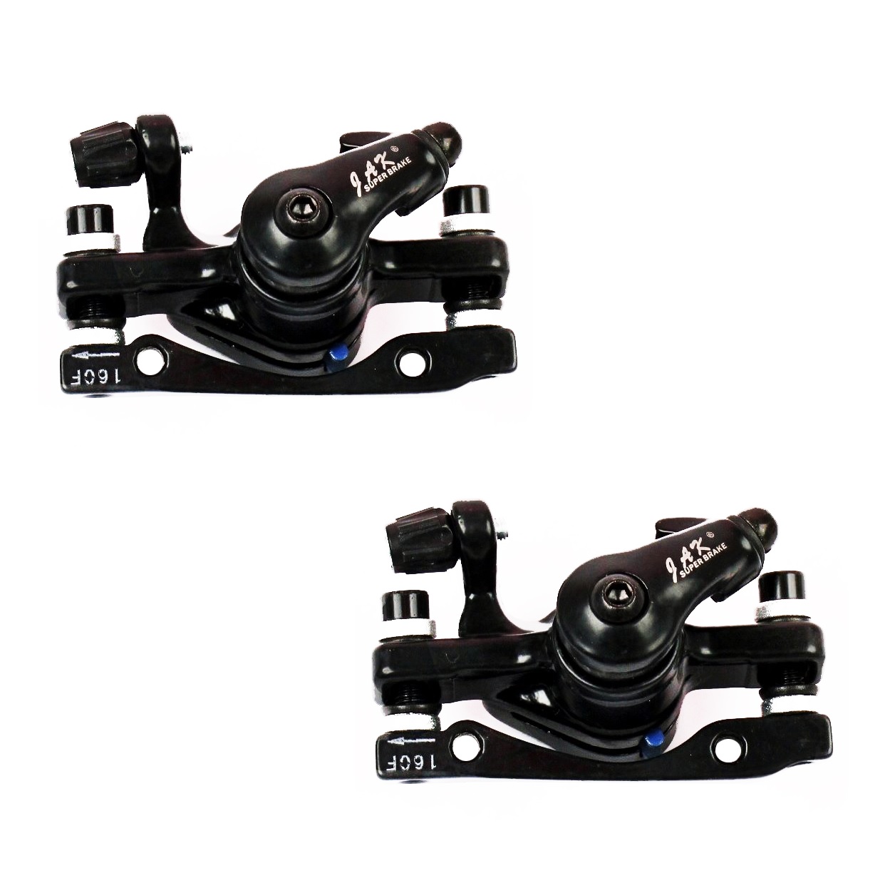 Sada 2 ks - Brzdič JAK vč.destiček, černý