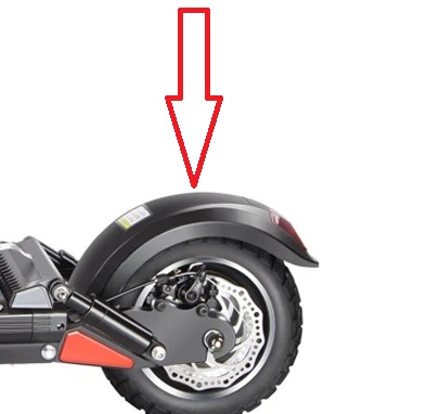 Zadní blatník bez světla - Rider 800 Pro